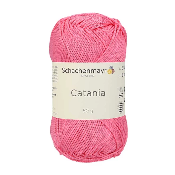 Catania El Örgü İpi / 50G / 225 Şeker Pembe ürün görseli 1