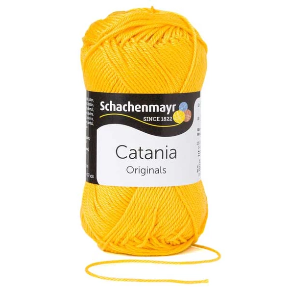 Catania El Örgü İpi / 50G / 208 Güneş Sarı ürün görseli 1