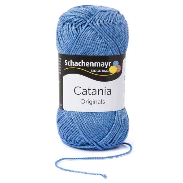 Catania El Örgü İpi / 50G / 247 Orta Mavi ürün görseli 1
