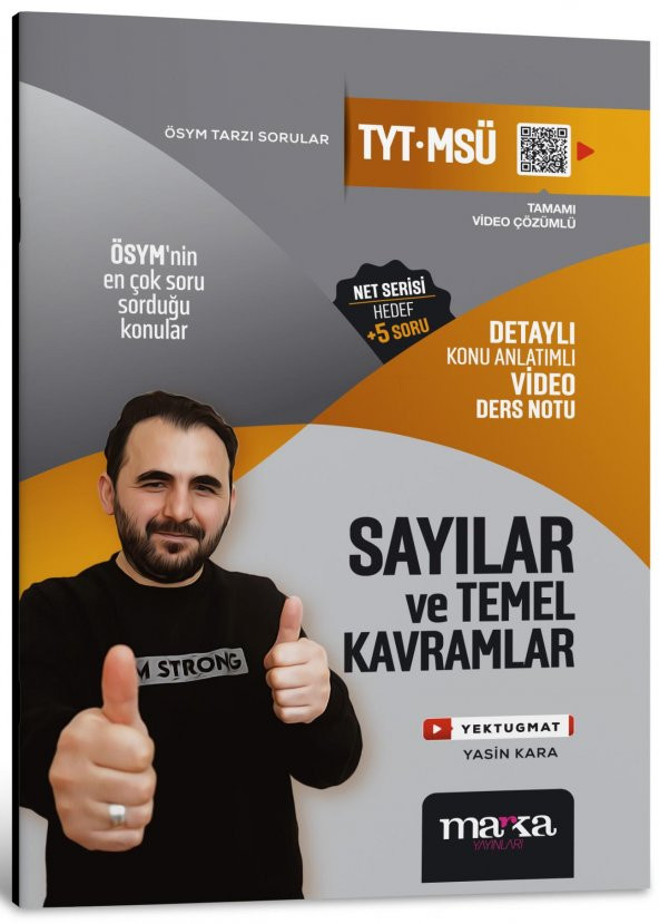 TYT MSÜ Sayılar ve Temel Kavramlar Konu Anlatımlı Video Ders Notu Marka Yayınları ürün görseli 1
