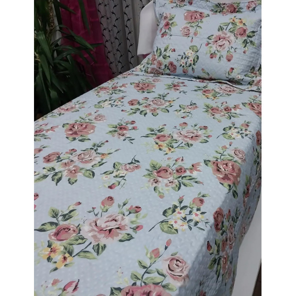 Taç Blossom Yatak Örtüsü Tek  Kişilik - Resim 4
