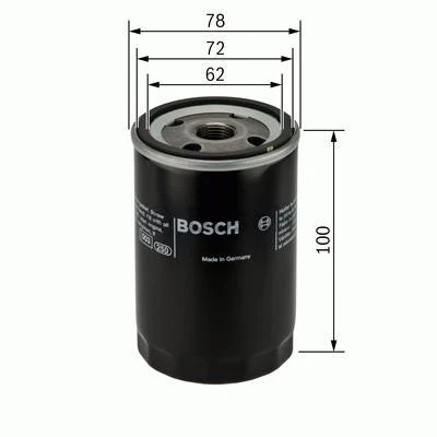 BOSCH YAĞ FİLTRESİ SLX TEMPRA TİPO UNO ürün görseli 1