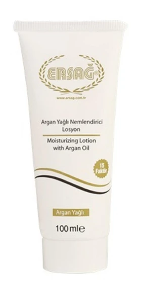 Ersağ Argan Yağlı Nemlendirici Losyon 100 ML ürün görseli 1