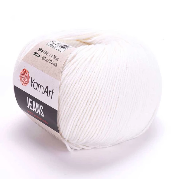 Yarnart Jeans 01 / Beyaz ürün görseli 1
