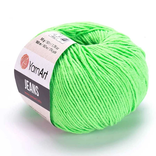 Yarnart Jeans 60 / Neon Yeşil - Resim 7