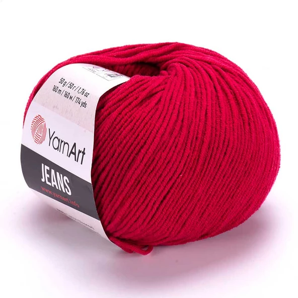 Yarnart Jeans 51 / Kırmızı ürün görseli 1