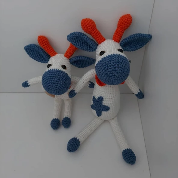 Zuzu Uyku Arkadaşı ve Çıngırak Amigurumi Organik Oyuncak ürün görseli 1