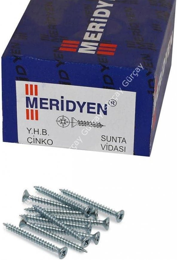Meridyen Sunta Vidası 5.0x50 200 Lü Paket - Resim 2