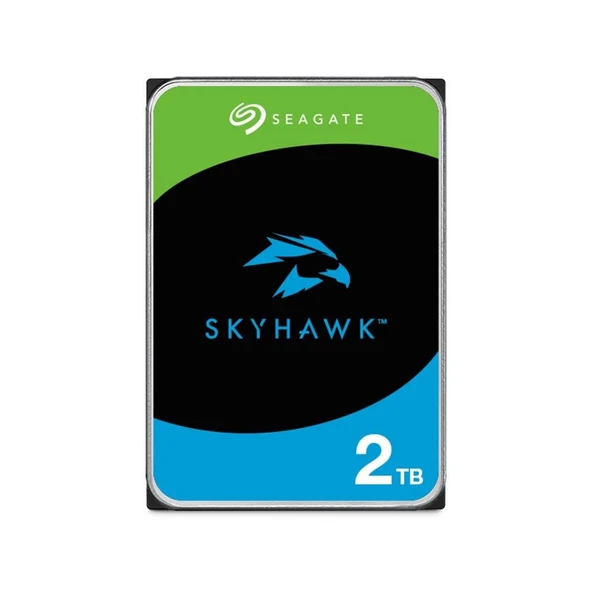 Seagate SKYHAWK ST2000VX017 2TB 5900RPM 3,5" 7/24 Güvenlik Diski (Resmi Distribütör Garantilidir) ürün görseli 1