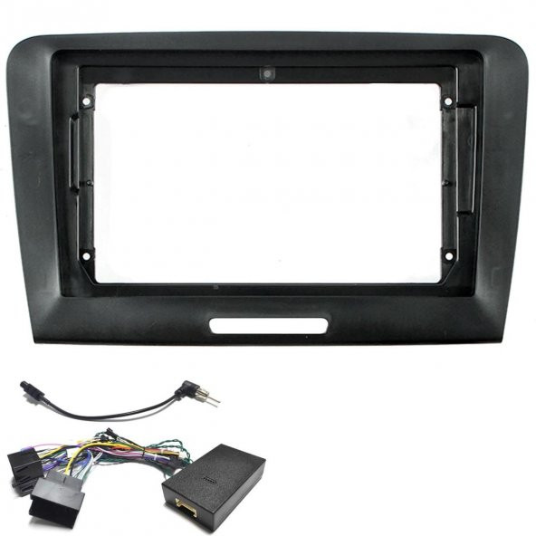 NOİSER Skoda Super B 2008 - 2014  ANDROİD TEYP ÇERÇEVE (10 INCH) - SOKET - CANBUS ürün görseli 1