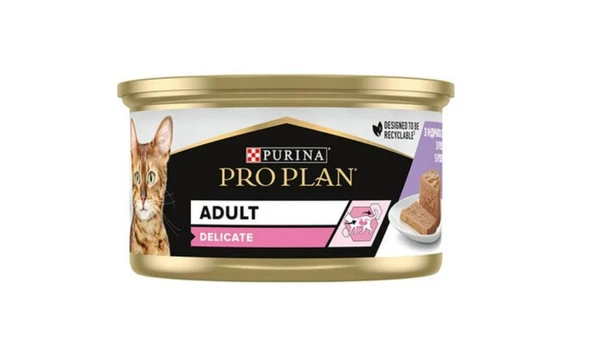 Pro Plan Delicate Hindili Kedi Konservesi 85 Gr 24 adet ürün görseli 1