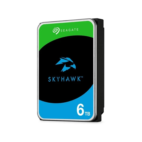 Seagate SKYHAWK ST6000VX009 6TB 5400RPM 3,5" 7/24 Güvenlik Diski (Resmi Distribütör Garantilidir) ürün görseli 1