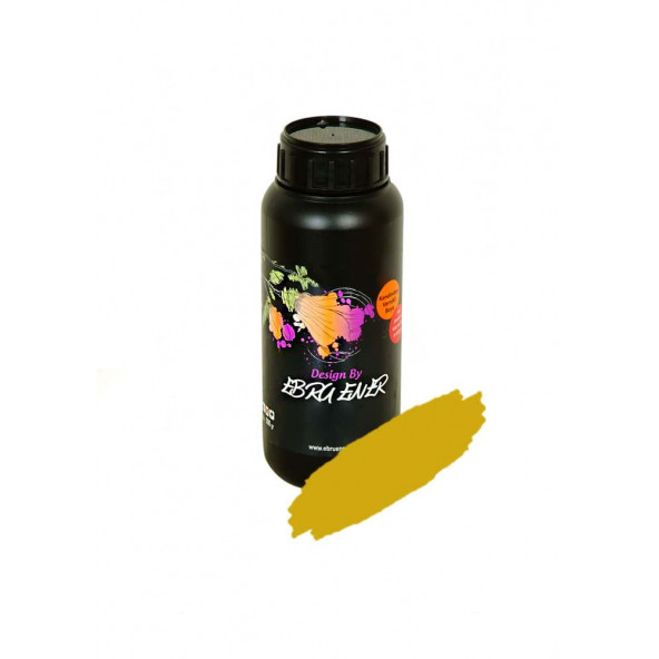 Ebru Ener Yeni Nesil Vernikli Genel Yüzey Boyası (Anka) Antik Sarı 250 gr. ürün görseli 1