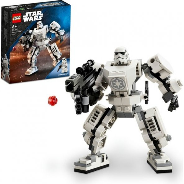LEGO® Star Wars Stormtrooper™ Robotu 75370 - 6 Yaş ve Üzeri Star Wars Hayranı Çocuklar Için Yaratıcı Oyuncak Yapım Seti (138 Parça) ürün görseli 1
