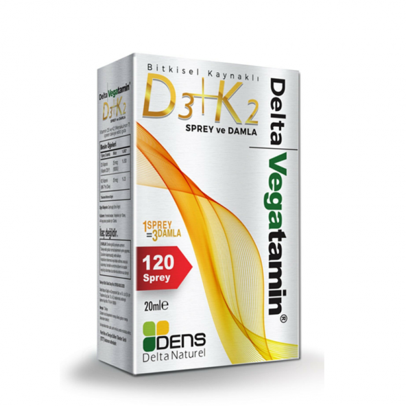 Delta Vegatamin D3+K2 120 Sprey ürün görseli 1