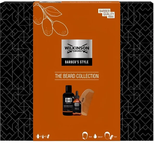 Wilkinson Sword Barber's Style Beard Collection Erkek Sakal Bakım Hediye Seti ürün görseli 1