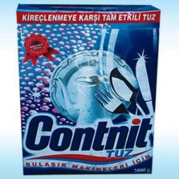 CONTNİT BULAŞIK MAKİNESİ TUZU KOLİ  2 KG 8 ADET ürün görseli 1