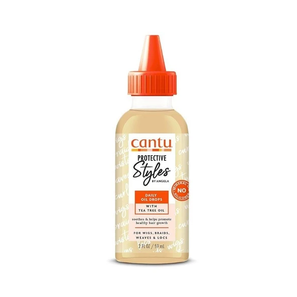 Angela'dan Cantu Koruyucu Stiller Günlük Saç Bakım Yağı 59 mL- Peruk, Örgülü, Rasta, Postiş, Kıvırcık Saç ürün görseli 1