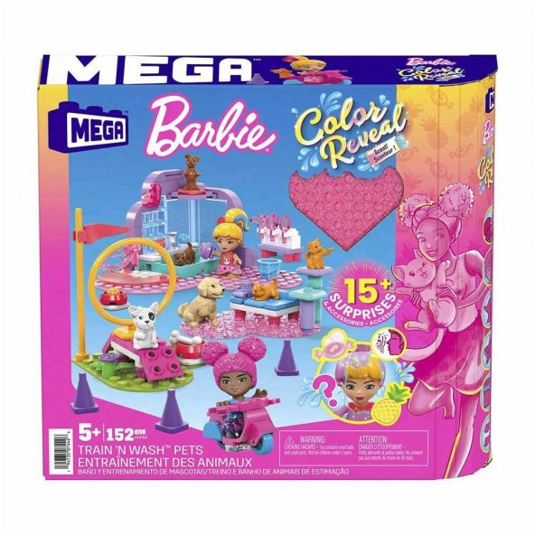 MEGA Barbie Color Reveal Hayvan Dostu HHP89 ürün görseli 1