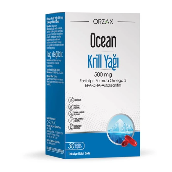 Ocean Krill Oil 30 Kapsül ürün görseli 1