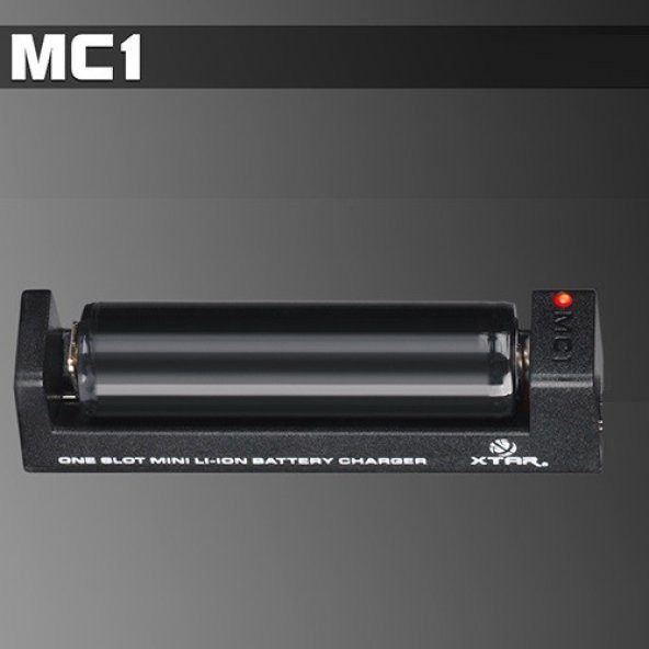 Xtar Mc1 18650, 16340, 20700, 21700, 14500 Universal Li-İon Şarj Cihazı Tekli ürün görseli 1