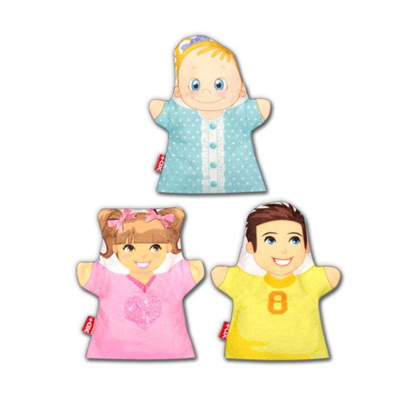 3 Parça  Kardeşler El Kukla Set ürün görseli 1
