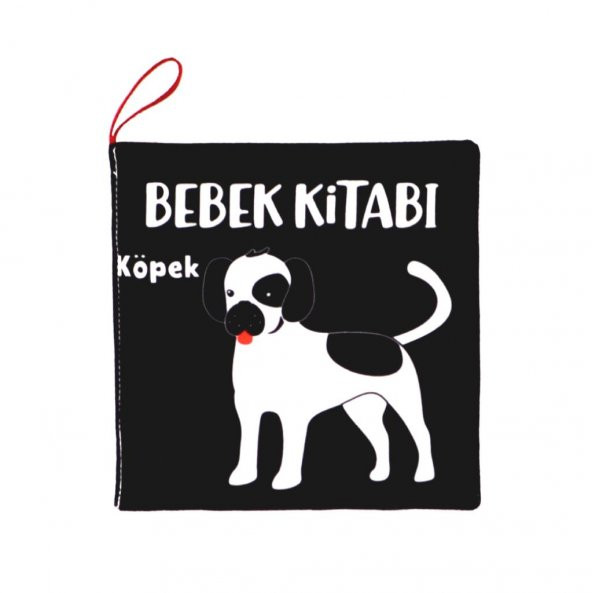 Siyah Beyaz Evcil Hayvanlar Kumaş Sessiz Kitap T137 - Bez Kitap ürün görseli 1