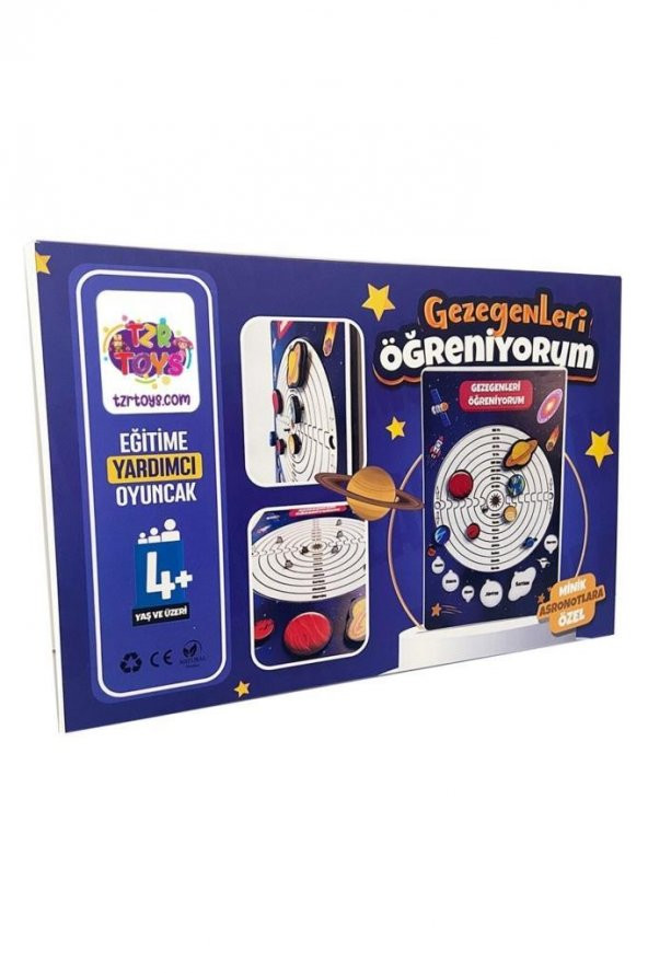 Moon Beavers Gezegenleri Öğreniyorum Güneş Sistemimiz 83020,Eğitici Öğretici Ahşap Oyuncak ürün görseli 1