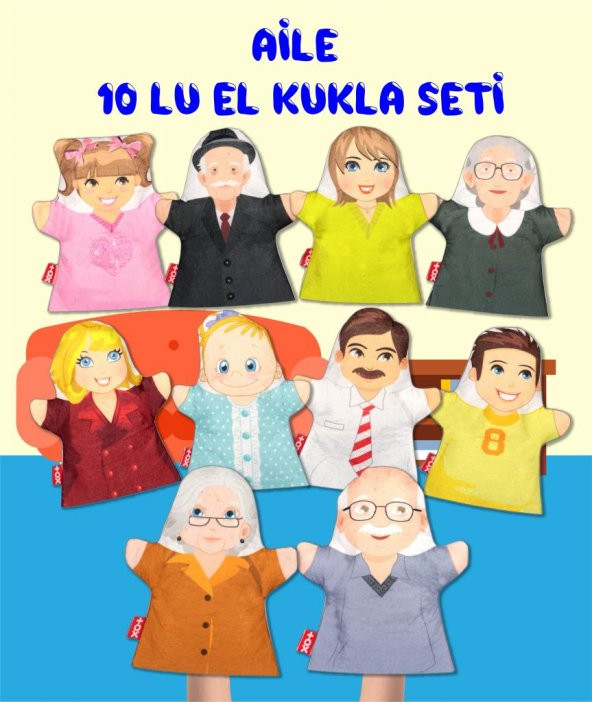 40 Parça - 4 Mega Set  El Kukla - Resim 2