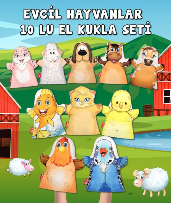 40 Parça - 4 Mega Set  El Kukla - Resim 3