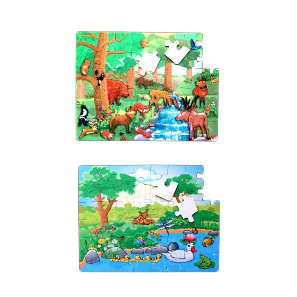 Orman 5+ Keçe Yapboz - 5 Yaş Puzzle T015 ürün görseli 1