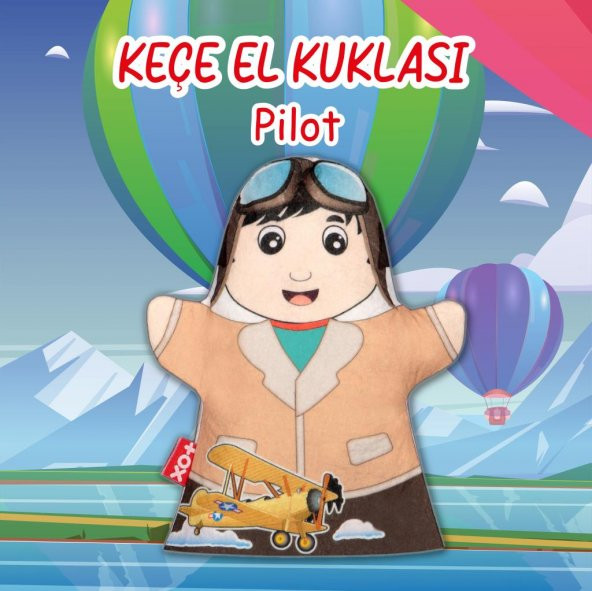 Pilot Meslekler Keçe El Kukla T324 - Resim 2