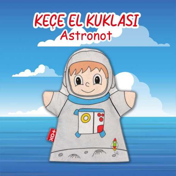 Astronot Meslekler Keçe El Kukla T329 - Resim 2
