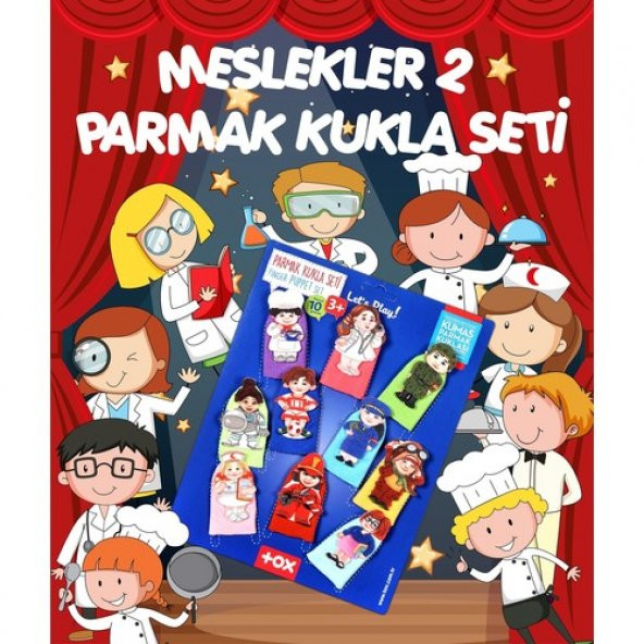 Meslekler 10 Parça Parmak Kukla T762 - Resim 2