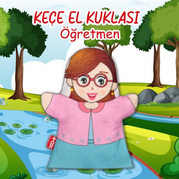 Öğretmen Meslekler Keçe El Kukla T330 - Resim 2