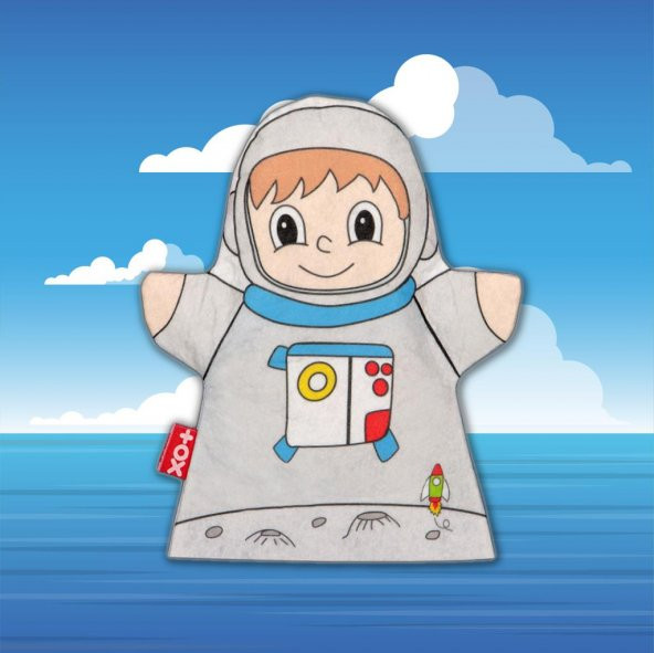 Astronot Meslekler Keçe El Kukla T329 - Resim 5