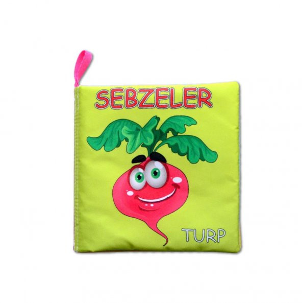 Sebzeler Sessiz Kumaş Kitap T113 - Bez Kitap ürün görseli 1