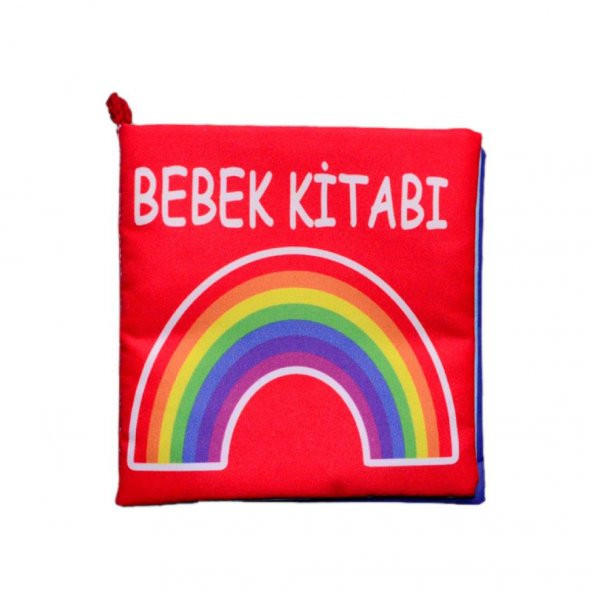 Bebek Renkli Kumaş Sessiz Kitap T061 - Bez Kitap ürün görseli 1