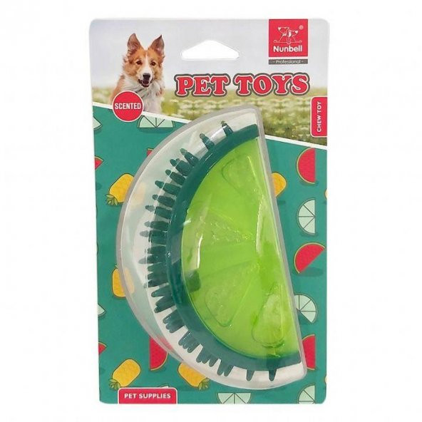NUNBELL KÖPEK OYUNCAGI LİMON AROMALI ürün görseli 1