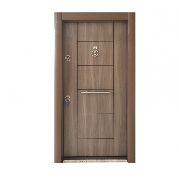 Statik Kasa Düz Model Çelik Kapı Daire Kapısı GizliAyarlı Tırnaklı Sistem ürün görseli 1