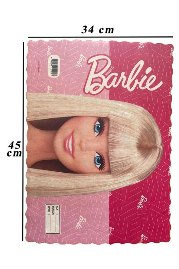 Beslenme Bezi Yıkanabilir 34x45 cm Barbie 1 Adet Beslenme Örtüsü Okul Öncesi Kreş Anasınıfı İlkokul İçin İdeal ürün görseli 1