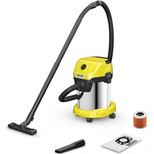 Karcher WD 3 S V-17/4/20 Islak Kuru 1000W 17 Litre Elektrikli Süpürge ürün görseli 1