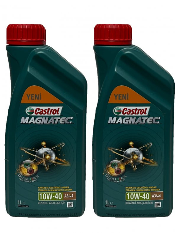 Castrol Magnatec 10W-40 A3/B4 Motor Yağı 1 Litre 2 Adet ürün görseli 1