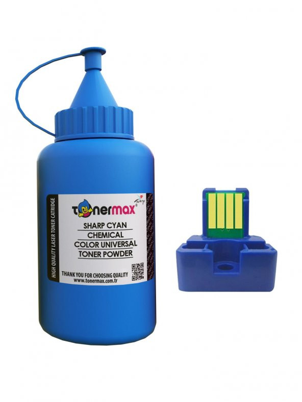 Sharp MX-60GT Toner Tozu ve Çip - Mavi / MX-3050/3550/4050/5050 ürün görseli 1