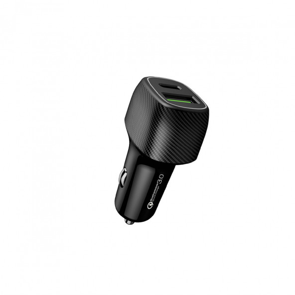PD Quick Charge 3.0 USBx2 6A 36 Watt Araç İçi Şarj Aleti ürün görseli 1