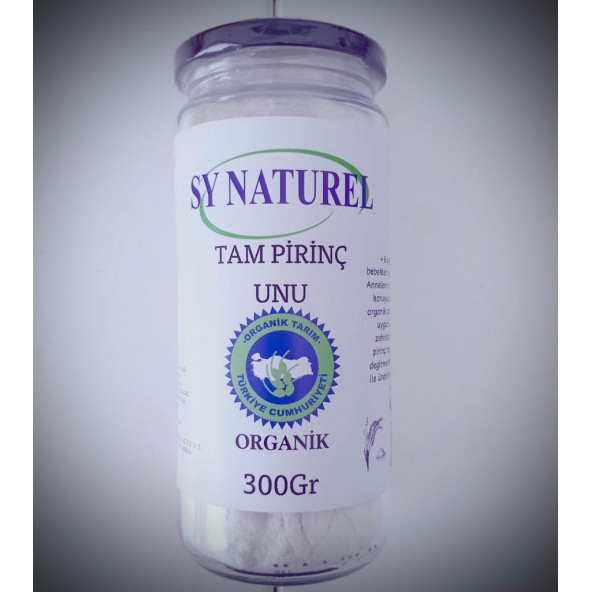ORGANİK TAM PİRİNÇ UNU 300GR +6AY ürün görseli 1