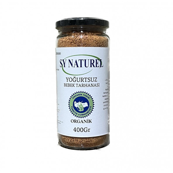 ORGANİK VEGAN- YOĞURTSUZ BEBEK TARHANASI 400GR +6AY ürün görseli 1