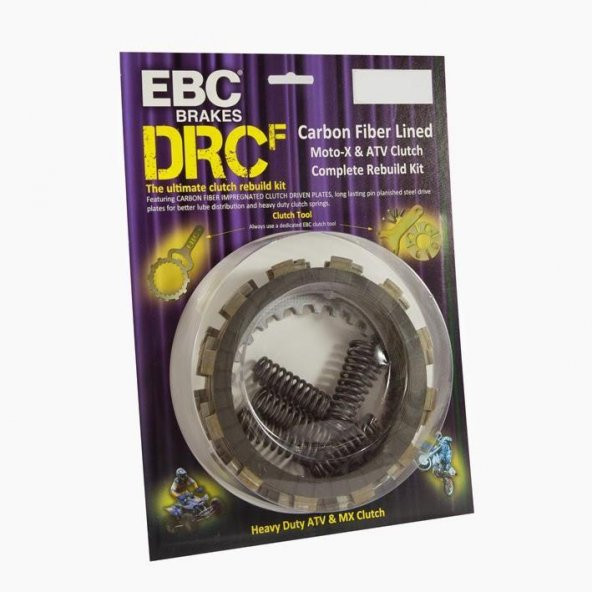 Ebc Drcf277 2013-2021 Honda CRF 250 L Uyumlu Debriyaj Seti Karbon Set (Balata Yay Sac Set) ürün görseli 1