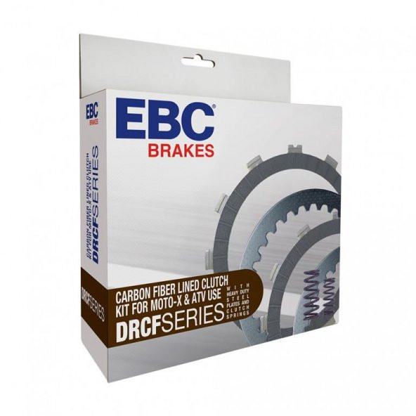 Ebc Drcf277 2017-2021 Honda CRF 250 Rally Uyumlu Debriyaj Seti Karbon Set (Balata Yay Sac Set) ürün görseli 1
