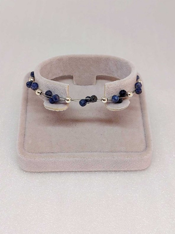 Safir Taşı Bileklik 4mm ürün görseli 1